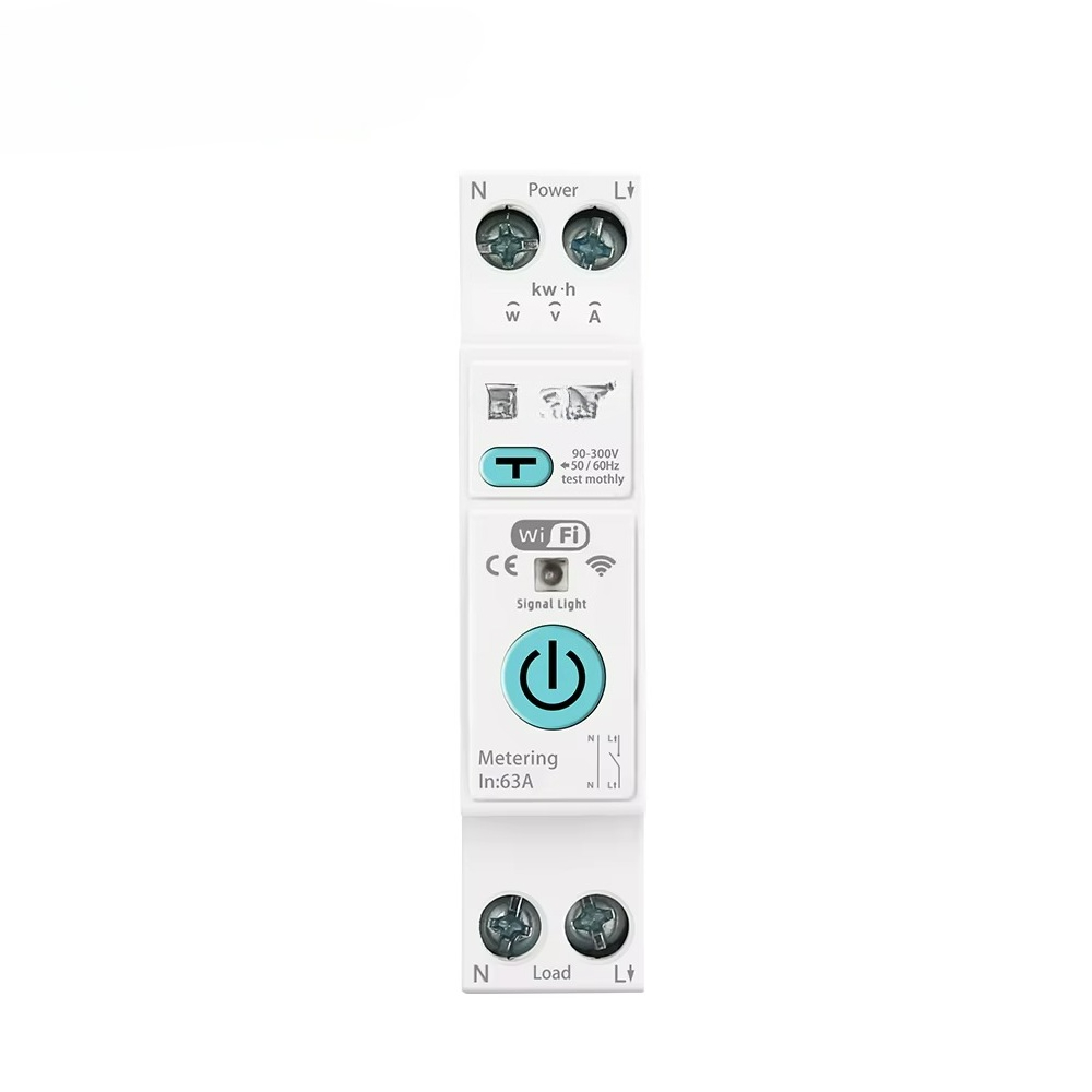 63A 1P+N WiFi Smart MCB Energy - Tuya Smart review and price