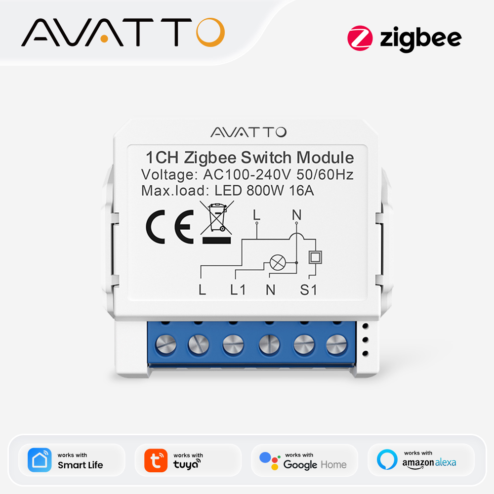 AVATTO ZigBee Tuya 1/2/3/4 Gan - Tuya 4 Channel review and price