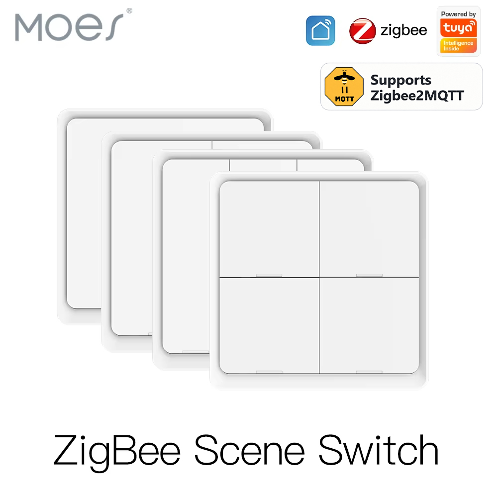 MOES 4 Gang Tuya Zigbee2MQTT W - Sonoff Basic review and price