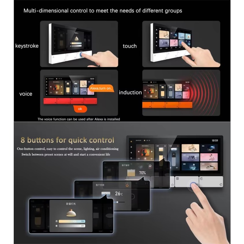 New F5 6 Inch WiFi Tuya Multi- - Tuya Smart review and price